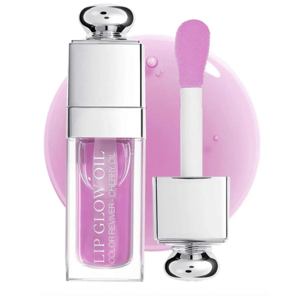 DIOR Lip Glow Oil PINK LILAC 063 Hydrating High-Shine Full Size No Box NWT